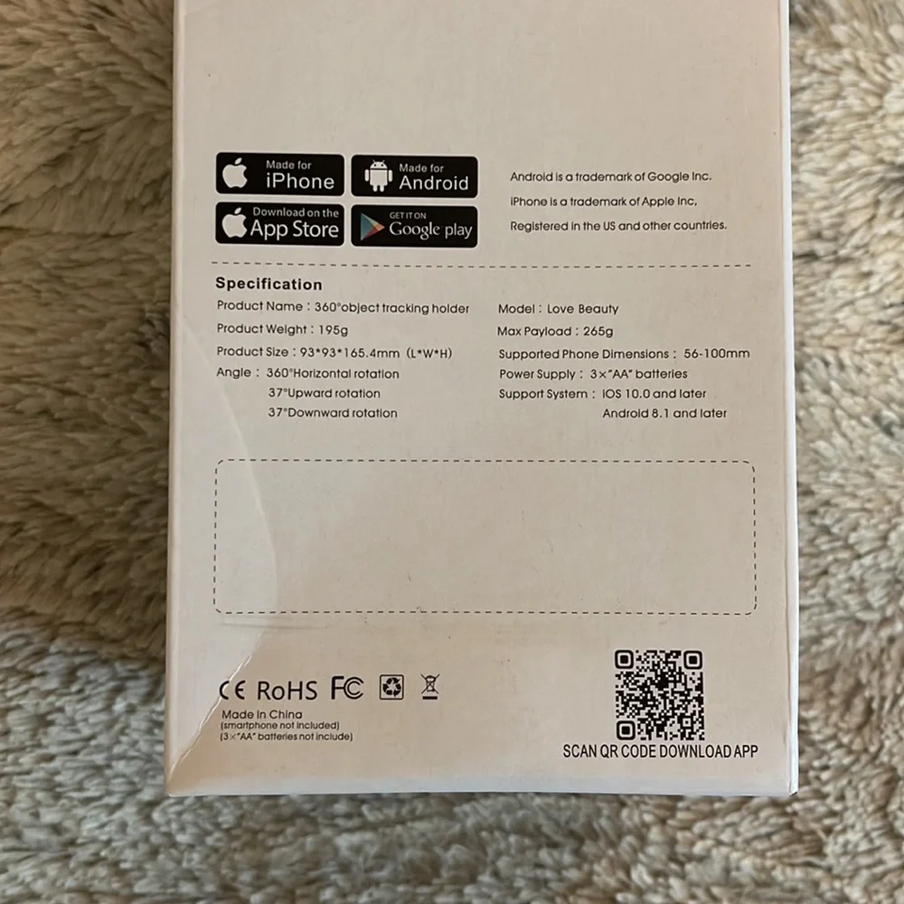 Smart 360 Object Tracking Cameraman Phone Holder